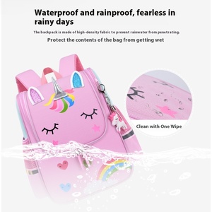 Petit sac d'école léger et étanche pour garçons et filles de la maternelle, nouveau sac spatial de dessin animé, sac à dos en polyester à fermeture éclair pour bébé mignon - Product Image 3