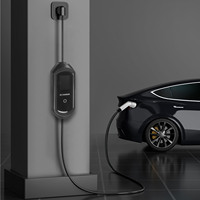 Chargeur de véhicule électrique portable AC Mode 2 ST-E207, courant réglable 32A 7.5KW, J1772 Type 2 GBT