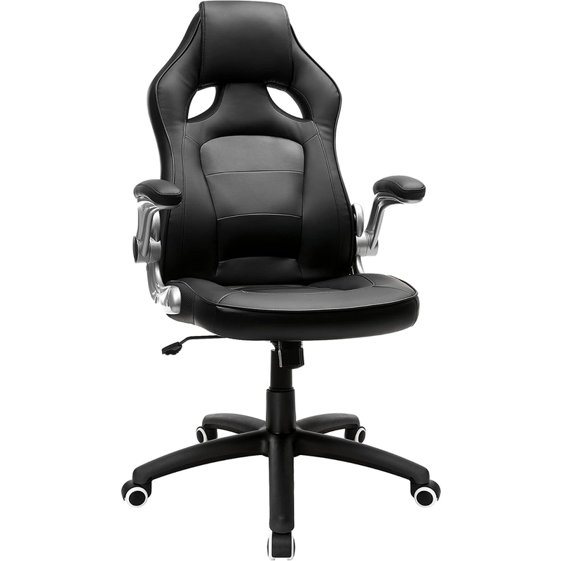 Modern Red Swivel Rolling Chaise Gamer