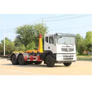 Dongfeng Huashen 6X4 carriage detachable garbage truck sells various customized garbage bins there