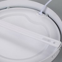 Panneau lumineux LED rond non isolé 6W 12W 18W 24W à montage en surface