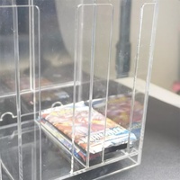 Présentoir personnalisé en acrylique à 6 emplacements, écologique, étanche et anti-poussière pour cartes de jeu Pokémon
