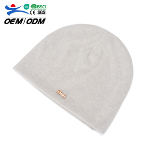 Wholesale Trendy 100% Cotton Custom Color Beanie Skull Cap <b>Warm</b> Knitted <b>Hat</b> with Image Letter Pattern for Women Men in Winter - Product Image 1