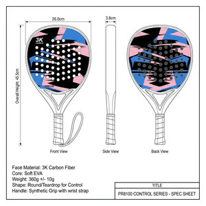 <span class=keywords><strong>Raquette</strong></span> de padel professionnelle en carbone avec logo personnalisé, raquettes de paddle-tennis avec noyau en EVA souple pour une absorption des chocs supérieure - Product Image 4