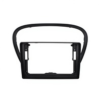 Cadre d'autoradio Android 9 pouces noir pour lecteur DVD de voiture PEUGEOT 607 (2004-2010)