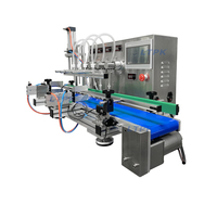 Machine de remplissage automatique de haute qualité à 4 têtes avec pompe magnétique en acier inoxydable 316 pour boissons, parfums et liquides à faible viscosité