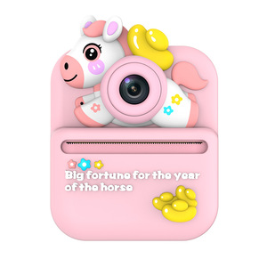 Nieuwe Instant-Print Digitale Camera voor Volwassenen, Schattig Cartoon Speelgoed, Mini High-Definition Fotoprinter met 2.4 inch Scherm - Product Image 1