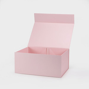 Custom Luxury Wedding Dress <b>Box</b> <b>Large</b> Pink Magnetic <b>Gift</b> <b>Box</b> Packaging - Product Image 1