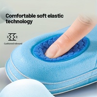 Semelles orthopédiques unisexes en mousse à mémoire de forme grises personnalisées pour athlètes professionnels, soutien de la voûte plantaire, absorption des chocs, massage des pieds