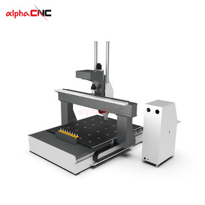 ATC สำหรับงานไม้ที่มีส่วนประกอบหลักมอเตอร์เกียร์เครื่องยนต์เราเตอร์ CNC แบบ<span class=keywords><strong>5</strong></span>แกนเครื่องมือเชิงเส้นด้านหลัง - Product Image 5