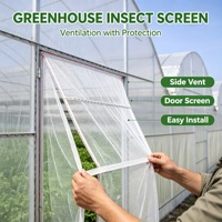 Filet anti-insectes en HDPE résistant aux UV, maille 50, pour serres agricoles
