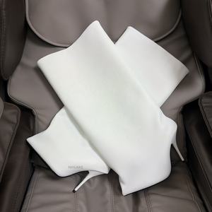 2024 hiver femmes nouveau Wader 110mm botte en noir lâche grand baril Giroud <span class=keywords><strong>bottes</strong></span> en cuir femmes <span class=keywords><strong>bottes</strong></span> de créateur - Product Image 4