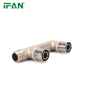 IFAN Dễ dàng cài đặt 16-32mm pex ống nối <span class=keywords><strong>f</strong></span> loại nam ren TEE pex Báo Chí phù hợp - Product Image 3