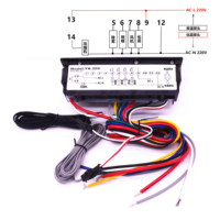 Contrôleur de température électronique multifonctionnel YK-205 Réfrigération + éclairage + dégivrage + ventilateur + désembuage