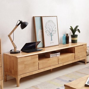 Nordic Style Solid Wood Tv Stand With Drawers And Storage For Living Room Furniture - Product Image 1