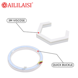 Anillos de Luz LED RGB Universales con Control por Aplicación, Forma de X, Ojos de Ángel de Algodón de Cuatro Esquinas, Coloridos para 6V, Nuevo - Product Image 4
