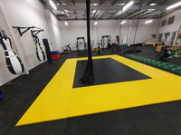 Bodenbelag für Fitnessräume, Gummi-Laufbandmatte / Spielplatz-Gummiteppich / Schalldämmender Gummi-Teppich in Rollen für Fitnessstudios
