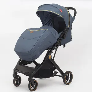 Oem 4 bánh xe Trọng lượng nhẹ di động có thể gập lại xe đẩy em bé pram vận chuyển coches Para bebes. Xe đẩy em bé 3 trong 1