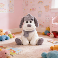 Peluche Animale Classique Personnalisée OEM, Jouet Doux en Peluche, Compagnon Apaisant, Vente en Gros, Cadeau de Soutien Émotionnel pour Tous les Âges