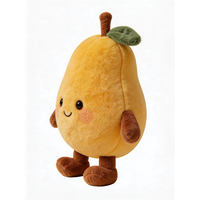 Peluche de poire douce et adorable, jouet en peluche personnalisé en forme de poire, cadeau parfait pour les enfants, peluche de poire Kawaii