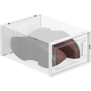Boîte à chaussures <span class=keywords><strong>transparente</strong></span>, anti-poussière, pliable, de haute qualité, bon marché, livraison directe, en plastique - Product Image 4