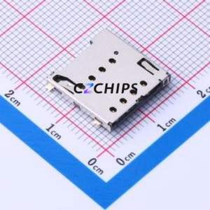 SMO-1640 SIM Card Connector SMD Connector Self-Return Type Micro SIM Card Card Holder 2.01mm - Product Image 1