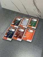 Coque de téléphone C0415 FreeAir de luxe magnétique en fibre de carbone à motif texturé pour iPhone 16 17 Air 15 Pro 14 13 12 11 18 Pro Max