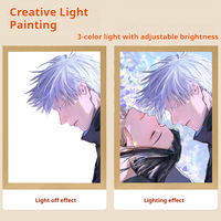 Lámpara Nocturna LED de Anime, Lámpara 3D de Anime, Lámpara Nocturna Acrílica, Lámpara Nocturna de Dibujos Animados, Decoración Kawaii para Habitación, Lámpara de Noche Linda para Niños