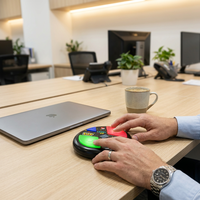 Jouets Fidget à Pression Rapide Lumineux à LED avec Effets Sonores Drôles et Effrayants, Rechargeables en Plastique, Fabrication OEM pour le Divertissement des Enfants