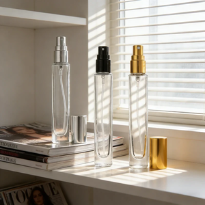 10ml Clear Glass Cosmetic Travel <b>Spray</b> Bottle Fine Mist Screw Cap Custom Logo Screen Printed Portable Perfume Refill Bottle - Product Image 1