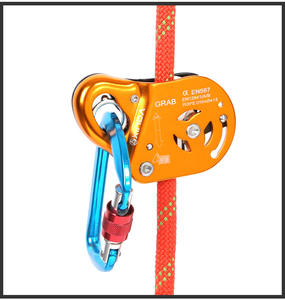 Clip de seguridad anticaída con parada de frenado automático, sujeción de cuerda para rescate, 11-12,5mm, <span class=keywords><strong>precio</strong></span> barato - Product Image 2