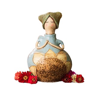 Handmade Fairy <b>Storage</b> Jar Irregular Shape Cartoon Design <b>Tabletop</b> Vase Valentine'S Day Gift Decor - Product Image 5