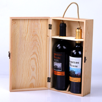 Boîte à vin en bois personnalisée de luxe avec logo gravé, vente en gros, emballage pour vin rouge, boîte cadeau recyclable pour champagne, Monlith