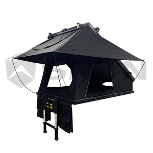 SNDN - Tienda de Campaña de Techo Rígida con Techo Abatible en X, Gran Espacio, para Campamento al Aire Libre, Impermeable, para Todas las Estaciones, con Escalera y LED - Product Image 4