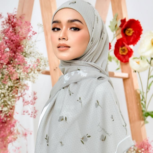 Malaysian Premium Cotton Voile <b>Ethnic</b> <b>Bandanas</b> Floral Scented Shawl Square Hijab Scarf Digital Printed Bawal Tudung for Women - Product Image 3