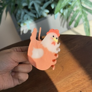 Clip <span class=keywords><strong>de</strong></span> garra <span class=keywords><strong>de</strong></span> animal lindo Piglet Chick Rabbit Hair Clip Girls Plate Hair Clip - Product Image 4