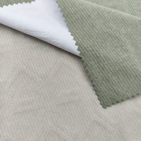 Tissu en cuir PU fin avec support tricoté 135GSM, toucher doux, anti-moisissure