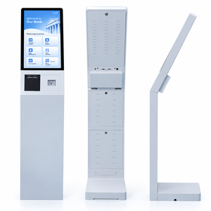 Kiosco de Tickets para Colas Touchwo de 21.5 Pulgadas para Gestión de Filas en Bancos, Hospitales y Clínicas con Impresora Térmica y Lector de Tarjetas RFID - Product Image 1