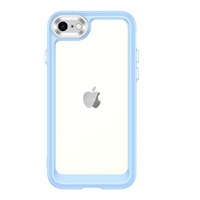 Protecteur de caméra universel, coque de téléphone portable transparente avec Anti-gravité pour Iphone SE 2020 boutons métalliques
