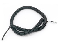 Kabel Patch Spiral Cat5e RJ45 Terlindung 8P8C TPU Kabel Jaringan Spiral Retractable FTP Patch Cable