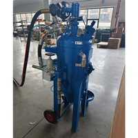 Machine de sablage à eau et à sable mobile sans poussière, certifiée CE, alimentée par compresseur d'air haute pression Tongbao, pour le sablage de graffitis