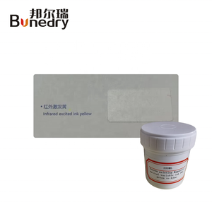 Tinta de excitación infrarroja Bonedry amarilla a base de solvente antifalsificación para serigrafía con características de seguridad y sonido - Product Image 1
