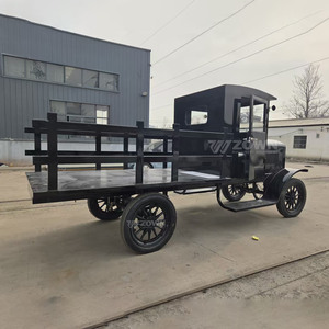 Pick-up Classique Vintage Personnalisable Noir, Voiture de Luxe d'Origine pour Films et Télévision, Modèle Électrique - Product Image 3