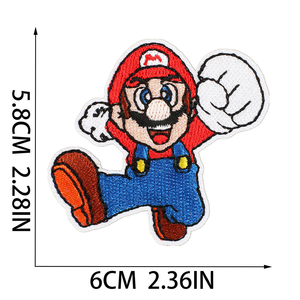 แพทช์ปัก<span class=keywords><strong>ลาย</strong></span>การ์ตูนเด็กยอดนิยมจาก Mario Factory แพทช์ลายการ์ตูนแบบกำหนดเองสำหรับรีดติด<span class=keywords><strong>เสื้อ</strong></span>ผ้า หมวก กระเป๋า - Product Image 6
