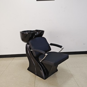 Équipement de coiffure, mobilier de salon de beauté, fauteuil de lavage de cheveux avec bac à shampoing pour coiffeur - Product Image 6