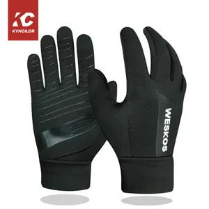 Deportes al aire libre Invierno Cálido A prueba de viento Antideslizante Impermeable Moto Guantes Pantalla táctil Mitones Guantes