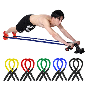 <strong>Ab</strong> Abdominal Exercise Roller With Resistance Band Body Fitness Strength Training Machine <strong>AB</strong> Wheel Gym <strong>Tool</strong> - Product Image 1