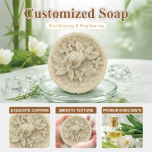 Savon à l'huile d'olive pressée à froid de qualité supérieure, savon aux huiles essentielles végétales pures pour une expérience luxueuse de savon artisanal entièrement naturel - Product Image 5