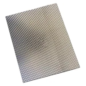 Lamiera inox acciaio inox AISI304 201 316 texture goffrata lamiera in acciaio inox per piastre cabina porta ascensore personalizzate