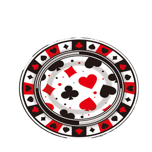 Vaisselle jetable de qualité alimentaire HOT, thème de fête de poker pour enfants, assiettes en papier pour <span class=keywords><strong>caf</strong></span>és, restaurants - Product Image 1